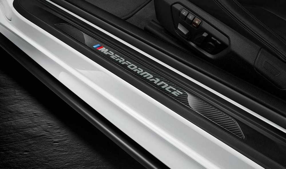 BMW Originalus M Performance Kairės Durų Apdailos Juostos Pabaigos Anglies Pluoštas 51472457839