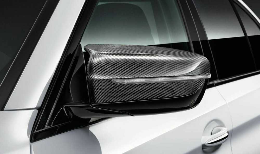 BMW F90 G14 F92 G16 Dešinysis anglies pluošto išorinis veidrodėlio gaubtas originalus 51162446823