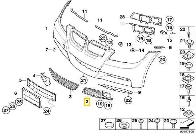 BMW Originalus Priekinis Bamperio Rūko Žibinto Grotelės Kairė tinka 3 Serijai E90 E91 M Sport 05-08