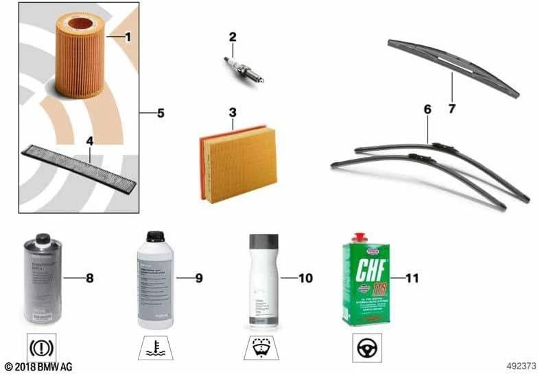 BMW originalus oro filtras 13717524412