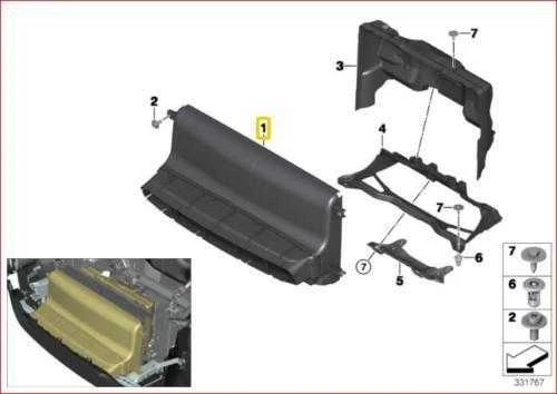 Bmw Oro Gamyklų Vėdinimo Kanalas I3 I01 51747296811