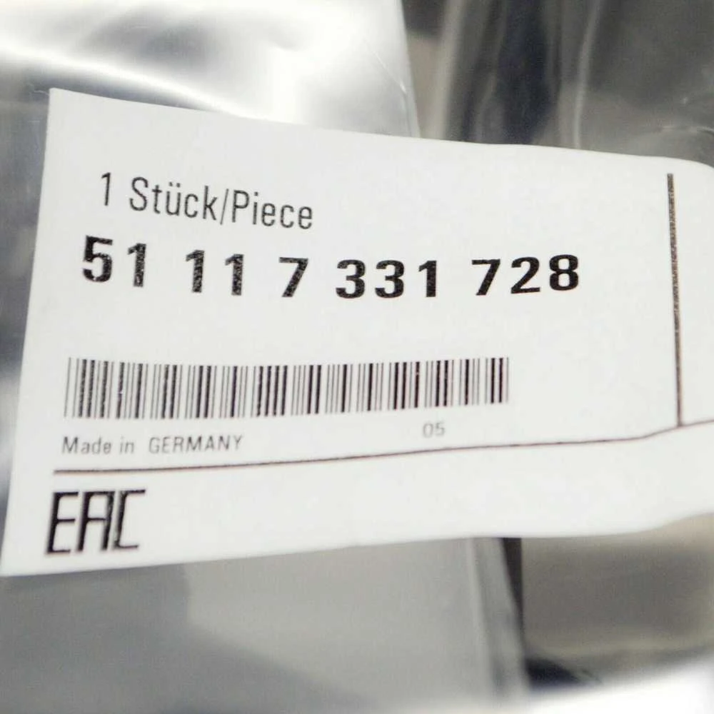 Bmw Oro Gruožtas Dešinės Pusės 5 F10 F11 Originalus 51117331728