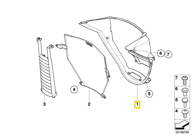 BMW Oro Pūsimo Vamzdis K1200 K1300 17117673162