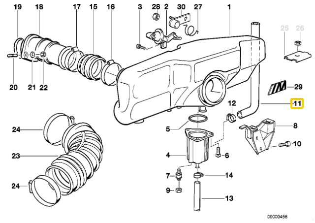 Bmw Oro Uovo Išmetimo Vamzdis 5 E34 11151317504