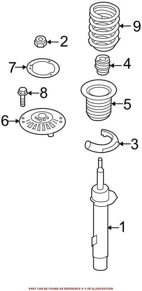 BMW Papildomas Amortizatorius Priekinis 1 F20 F21 F30 Originalus 31336791507