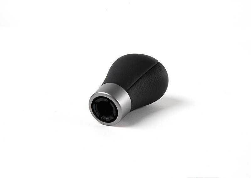 BMW pavarų perjungimo rankenėlė juoda oda 25127525053 Originali