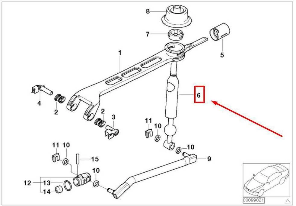 Bmw Pavarų Svoris E46 1999 2006 Originalus 25117528881