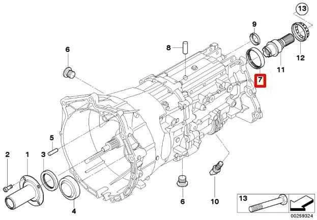 BMW pratęsimo korpusas transmisijos ašies sandariklis 45X57X9 originalus 23117531365
