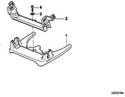 BMW Priekinė Atraminė Dalis R850GS R1100GS 04/1993-07/2006 Originalus 46632313543