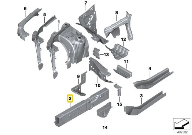 Bmw Priekinė Dešinioji Variklio Atrama X5 X6 X7 Originalus 41007417572