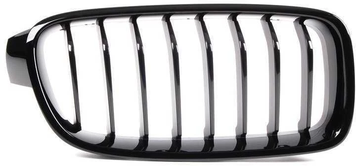 BMW F30 F31 Priekinis Juodas Blizgus Ornam Grille Originalus 51712240778