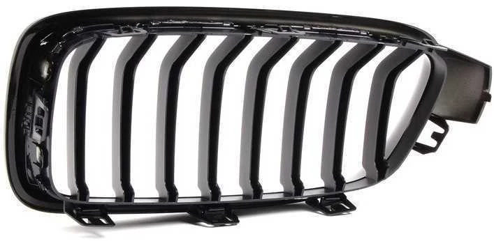 BMW F30 F31 Priekinis Juodas Blizgus Ornam Grille Originalus 51712240778