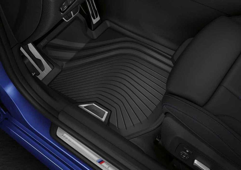 BMW priekiniai grindų kilimėliai "All Weather Rubber" G20 3 serijos 51472461170 Originalūs