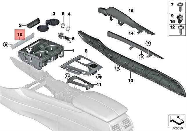 Bmw Priekinis Dangtelis X5 F15 X6 F16 Originalus 51169251987