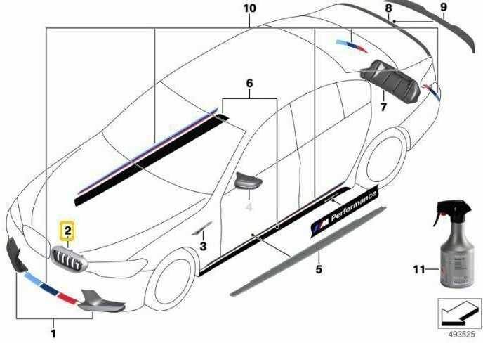 BMW Priekinis Grotas Carbon Li F90 M5 2016 2019 Originalus 51712447091