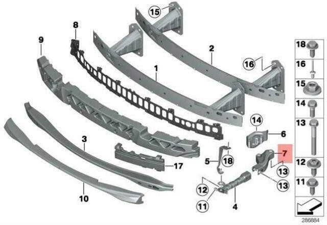 Bmw Priekinis Kairys Adapteris 1 E88 E82 3 E92 E93 Originalus 51117294935