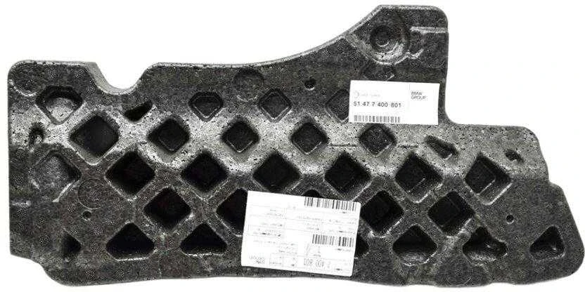 BMW Priekinis Kairys Puspelis Footwell Insert G30 F90 G31 G12 Originalus 51477400801