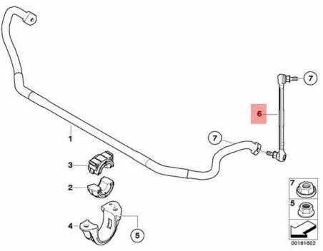 BMW Priekinis Kairys Šoninis Atremtas E82 E90 E92 E93 Originalus 31352283441