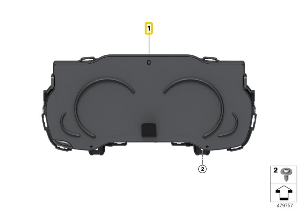 Bmw Prietaisų Skydelis F30 F31 F34 Originalus 62109442851