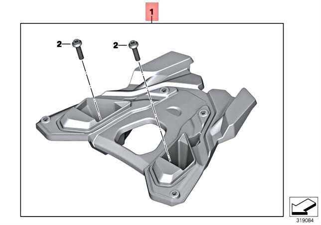BMW R 1200 GS K50 stogo bagažinė Vario topcase 77448523743 Originali