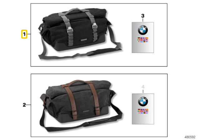 BMW R NineT Hecktasche K21 K22 K23 Originalus 77498545097