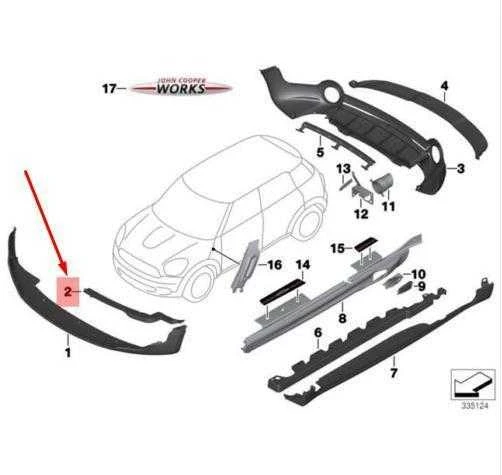 Bmw Dešinysis Adapteris Mini Countryman Paceman Originalus 51119810626