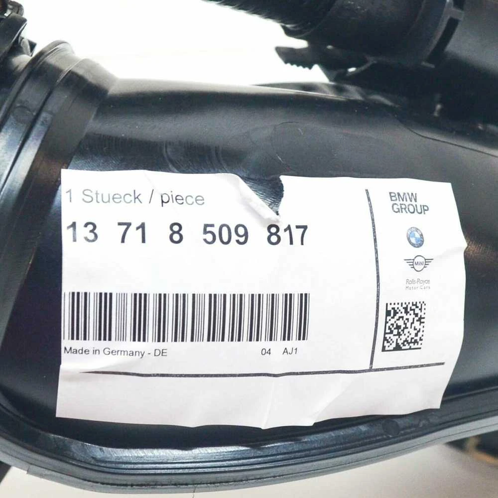 BMW Reinluftrohr 3 F30 F31 F34 4 F32 F33 X3 F25 X4 F26 X5 F15 X6 F16 Originalus 13718509817