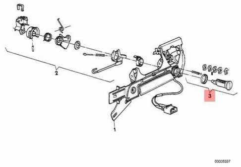 BMW Remonto Rinkinys Spynos Cilindrui Dešinysis E36 E34 Z3 Originalus 51218203100