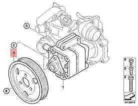 BMW Riemenscheibe 1 E81 E87 3 E46 E90 E92 E93 X1 E84 X3 E83 Originalus 32427500335