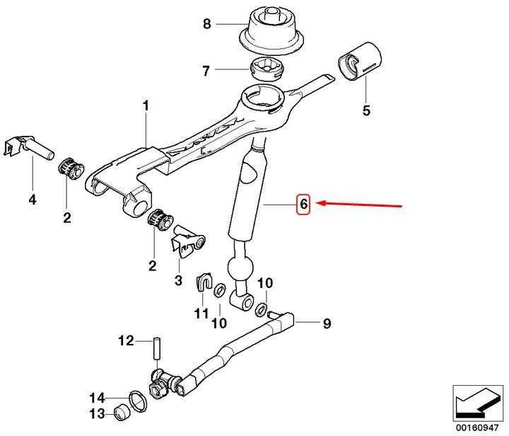 Bmw Schalthebel 3 E46 1997 2006 Originalus 25117527257