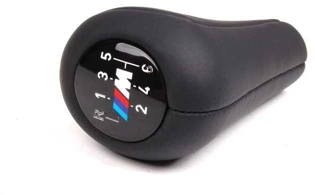 BMW Schaltknopf Leder M Plakette 3 E36 5 E60 6 E63 Originalus 25117896884