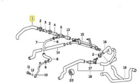 Bmw Schlauch Vorlauf 5 E34 7 E32 Originalus 64121388247