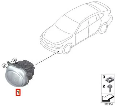 Bmw Selektinis Priekiniu Zibintu Apsvietimas F07 F10 F11 63117494842