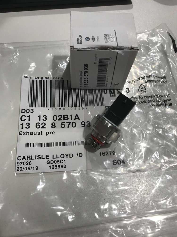 BMW Sensor Abgasdruck 1 F20 F21 F40 2 F22 F23 F44 F45 F46 3 F30 F31 G20 Originalus 13628570936
