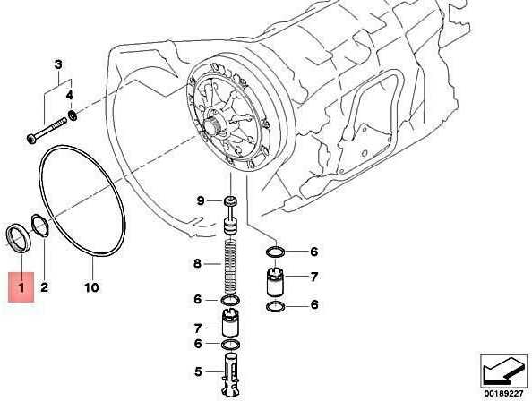 Bmw Shaft Seal E46 E39 E38 Z4 E85 Originalus 24201423382