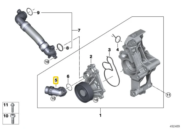 BMW Šilumnešio linijos jungiklis G20 G21 G30 G31 Originalus 11518482258
