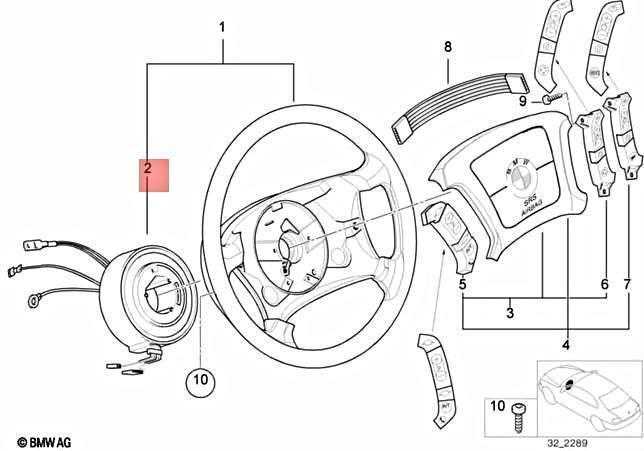 Bmw Slip Ring 5 E39 7 E38 Originalus 32341093245