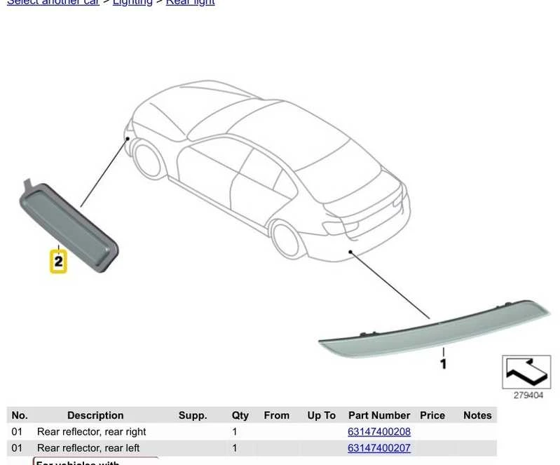 BMW šoninių gabaritinių žibintų žibintų mazgas priekinis kairysis 63147295541 originalus