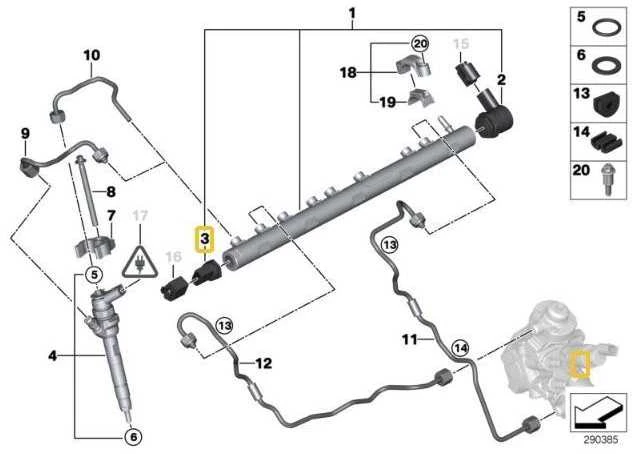 BMW Spaudimo Jutiklis 5 F10 F11 7 F01 F02 X5 E70 F15 X6 E71 F16 Originalus 13538508156