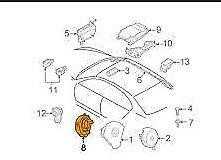 Bmw Spyruoklinis Kasetė 5 E60 E61 6 E63 E64 Originalus 61316976395