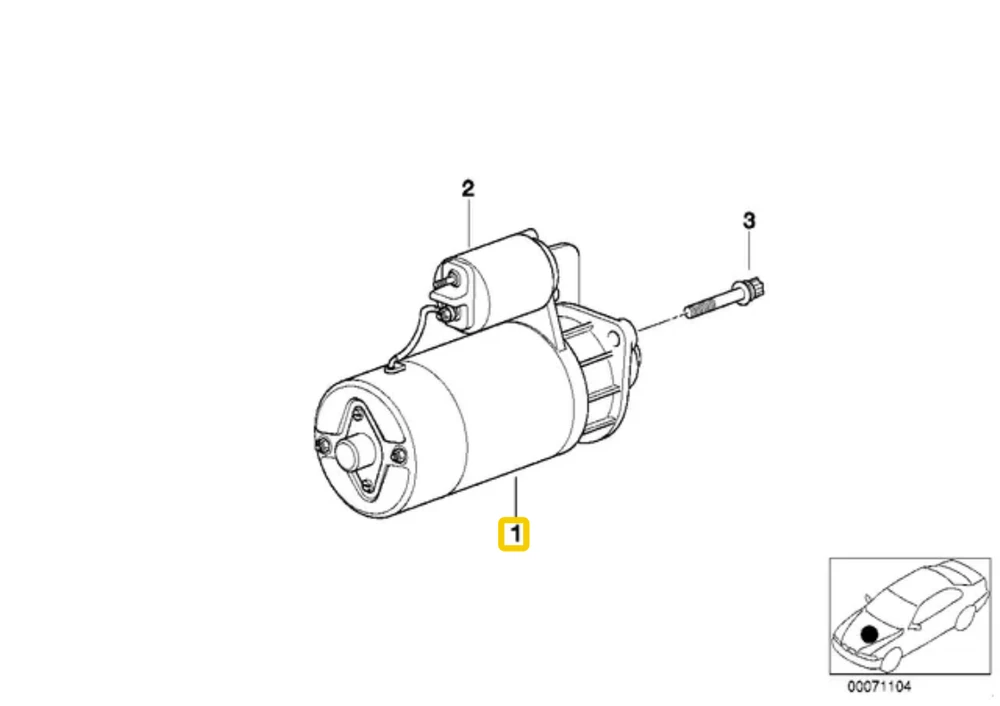 Bmw Starteris E90 E92 E93 2007 2013 Originalus 12417843526