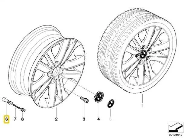 BMW Sukamo vožtuvą RDC E46 E90 E91 E92 E93 F30 F31 F34 Originalus 36146792829