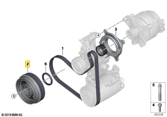 BMW Svirpes Sausiklis Originalus 11238669098
