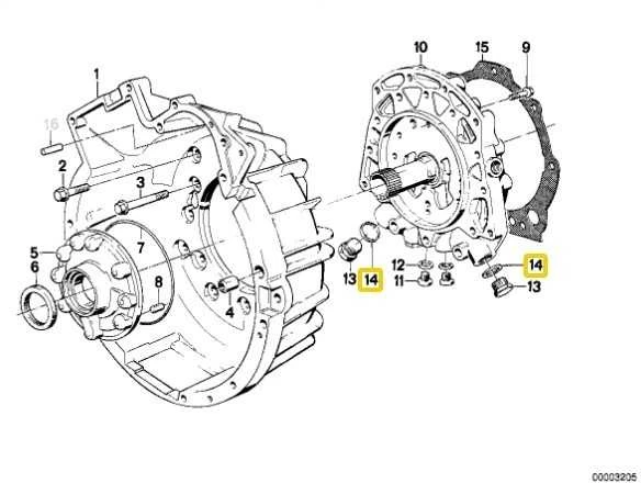 BMW Tarpiklio Žiedas E30 E28 E34 E24 E23 E32 E31 K50 K51 Originalus 07119963340