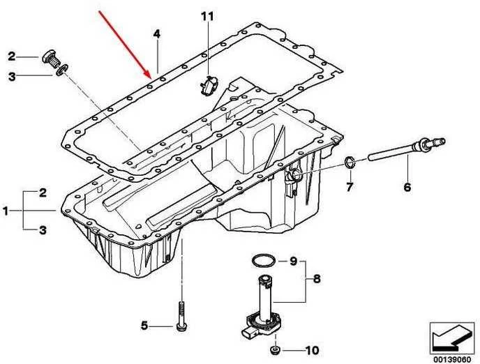 BMW tepalo skyriaus tarpiklis 11137548031 Originalus