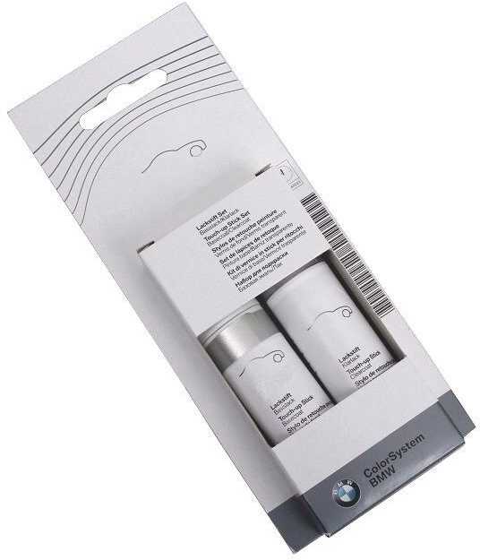 BMW Touch-up markerių rinkinys Platinos pilkos spalvos metalikas Spalvos kodas A68 51910422624 Originalus