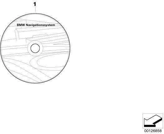 BMW Update DVD Road Map Europe Pro E81 E87 E90 E60 E63 X5 E70 Originalus 65902465032