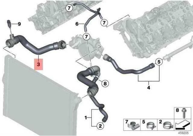 BMW Vaizdo Šlaunis 5 F10 6 F06 F12 F13 Originalus 11537843264