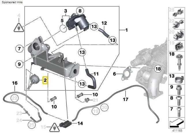 Bmw Vakuumo Kapsulė Su Grįžtimo Spyruokle Originalus 11718511638