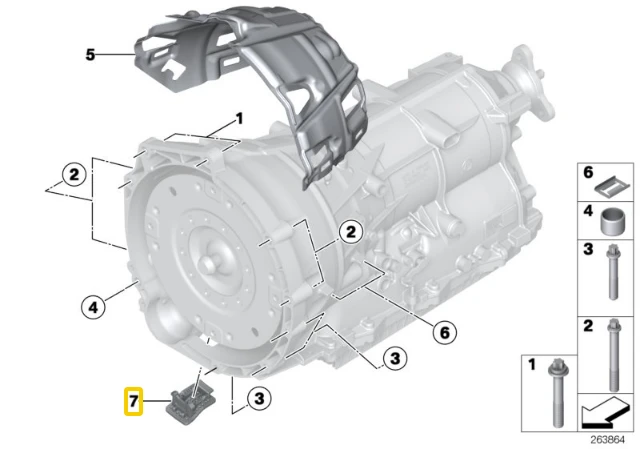Bmw Vakuumo Kepurė F20 F21 F30 F31 Originalus 24147591704